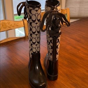 Coach tristee rain boots
